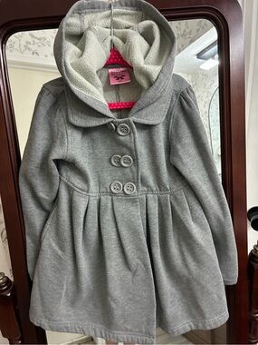 Scooter Gray Hooded Girls' Peacoat